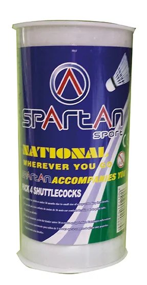 Fluturas Badminton Spartan Neon 4 bucati / pachet Spartan