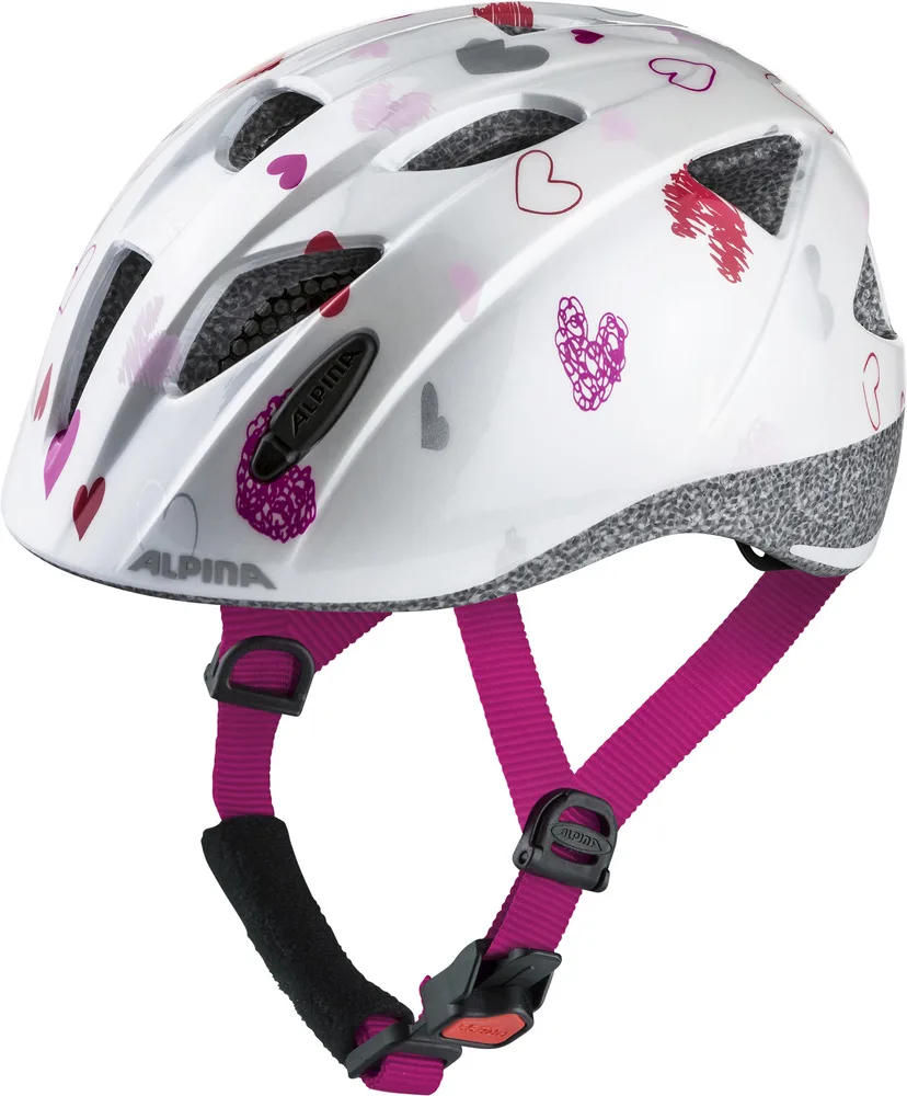 Casca Alpina XIMO white hearts gloss 47-51
