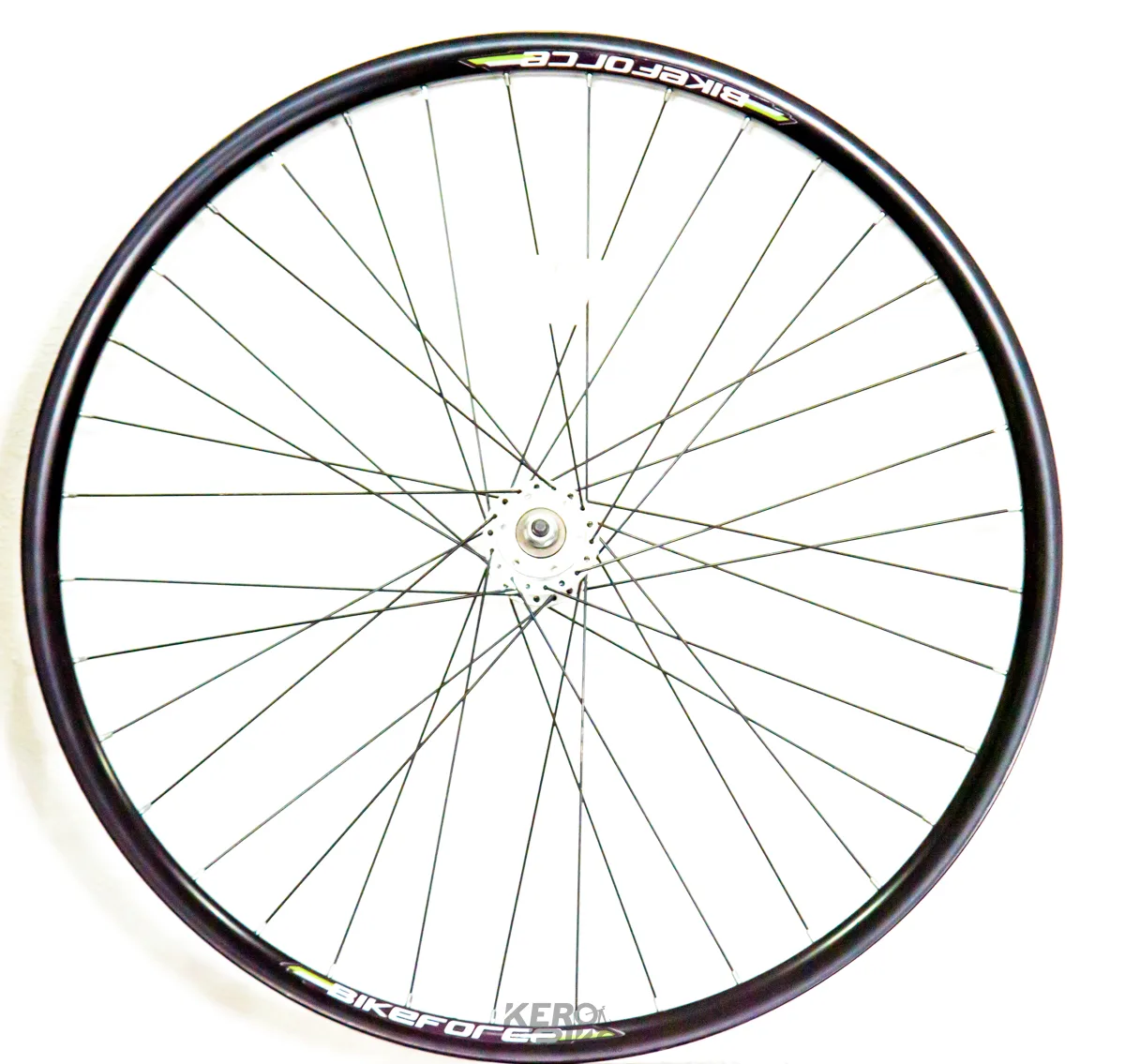 Roata fata 27.5x1.75 janta D-Disc 36H butuc aluminiu, ax cu piulita