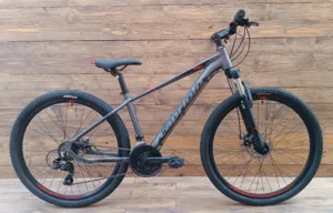 Bicicleta MTB 27.5 Capriolo Exid aluminiu argintiu rosu mat 16