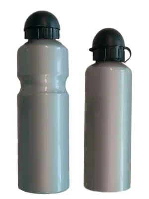 Bidon aluminiu 750 ml silver cu capac