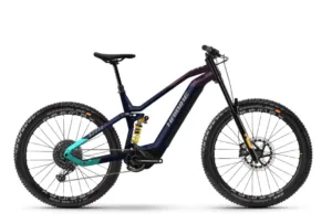 Bicicleta electrica e-bike Haibike NDURO 8 Freeride i720Wh 12-G GX Eagle albastru pink titan M