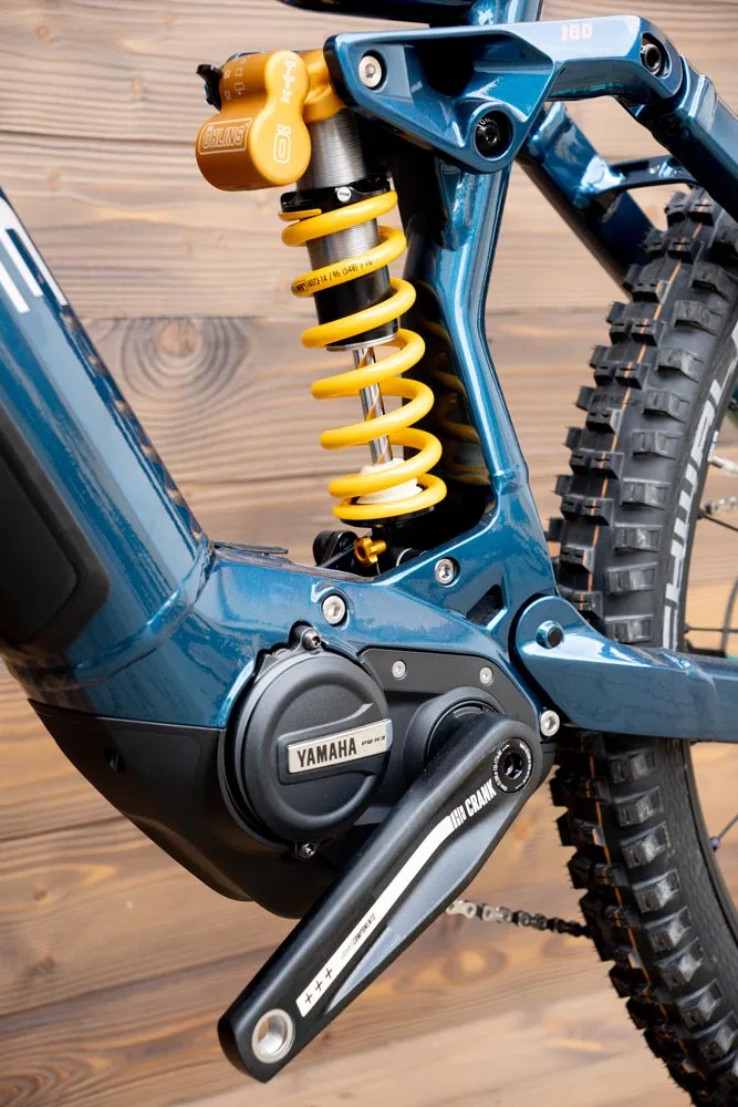 Bicicleta electrica e-bike Haibike NDURO 8 Freeride i720Wh 12-G GX Eagle albastru pink titan M - imagine 13