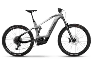 Bicicleta electrica e-bike Haibike AllMtn CF 9 i750 12-G NX Eagle gri negru lucios M