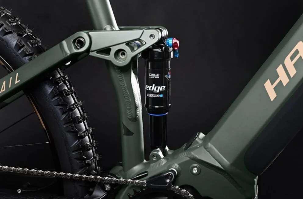 Bicicleta electrica e-bike Haibike AllTrail 4 29 i630Wh 11-G Deore verde auriu negru M - imagine 5
