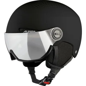 Casca schi Alpina ARBER VISOR Q LITE black mat 54-58