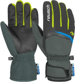 Manusi Reusch Balin R-TEX XT, dark granite-safety yellow 8,5