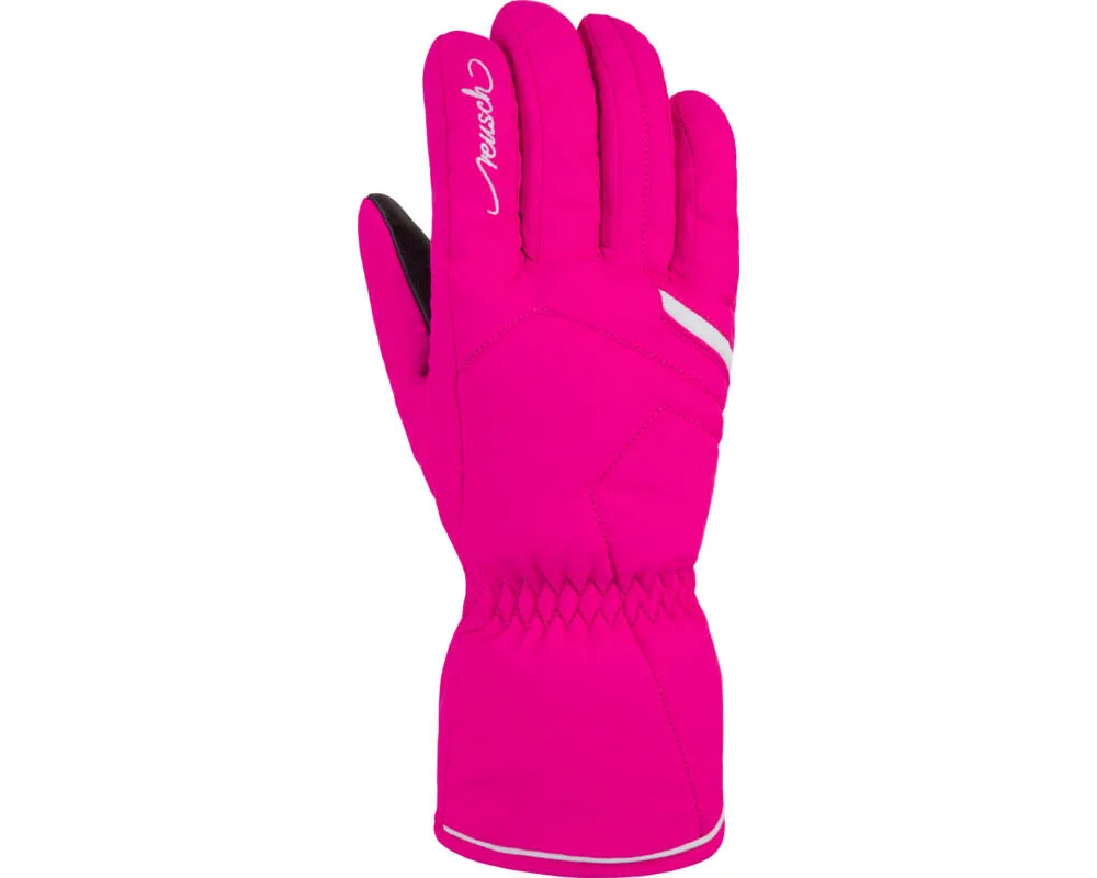 Manusi Reusch Marisa, pink glo-wh 6,5