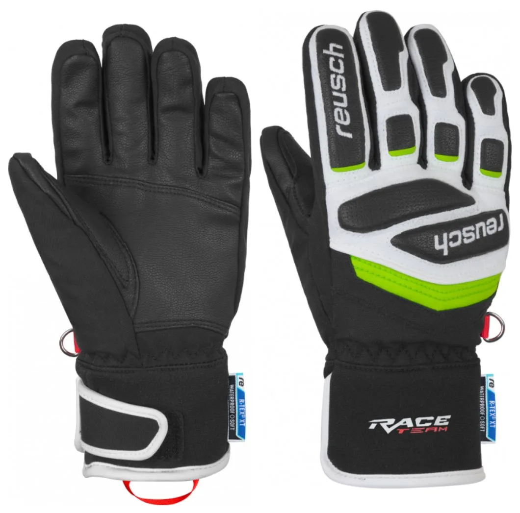 Manusi Reusch Prime Race R-TEX XT JR, bk-wh-neon green 6,5