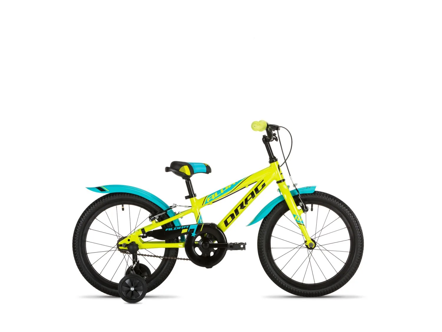 Bicicleta Drag Alpha SS 18 albastru neon verde 18-19