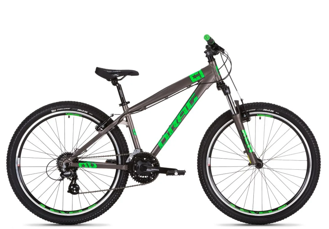 Bicicleta Drag C1 Comp 26 L maro verde 19 v5 AT-38 L-16.5 crankset Prowheel