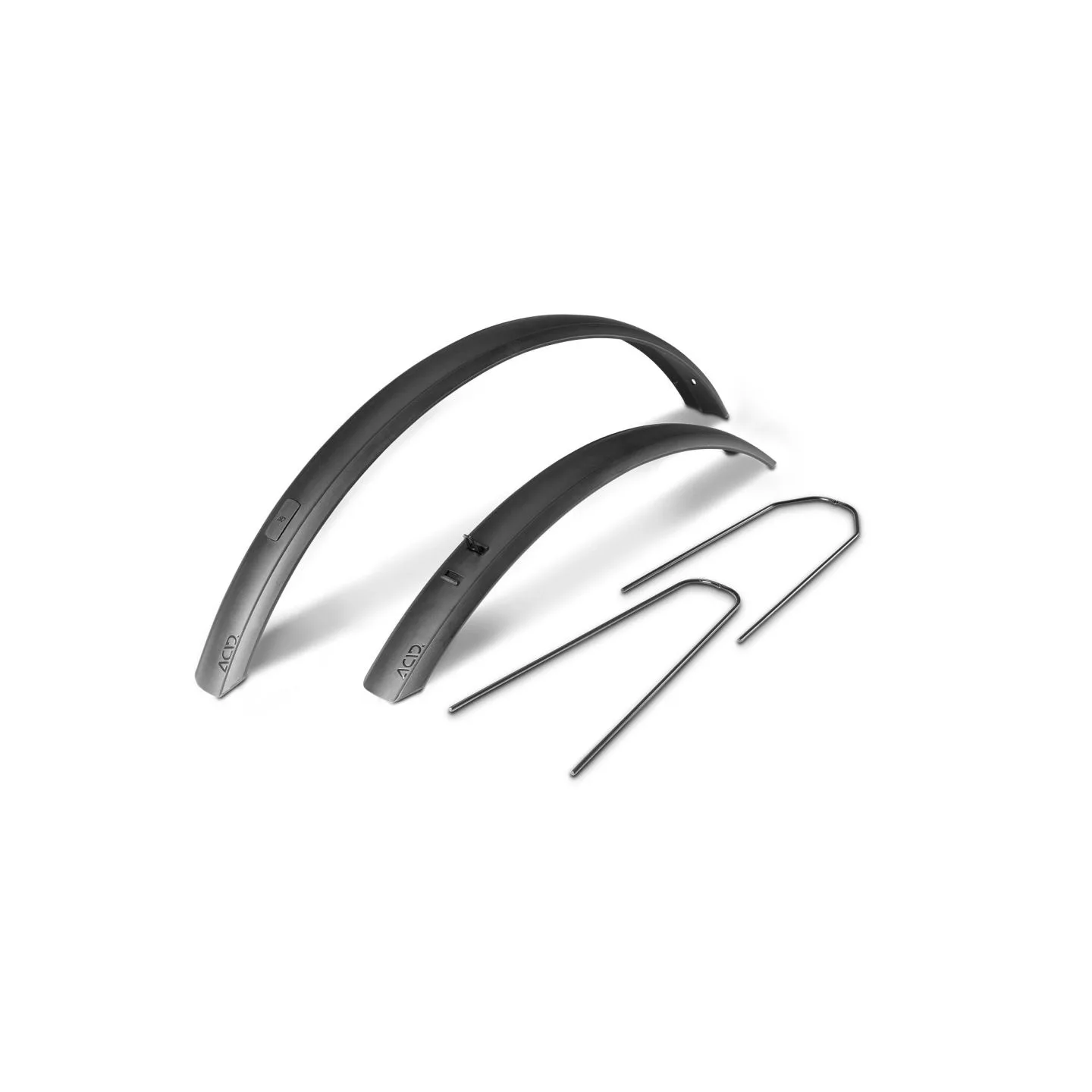 Aparatori ACID Mudguard Set JUNIOR 55 with stays black