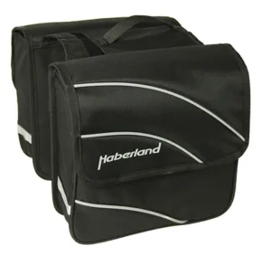 Geanta dubla Haberland Kim S 20 black, 24x24x8,5cm, 10 L