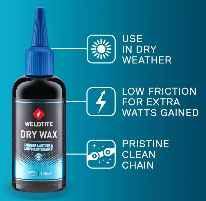 Lubrifiant cu teflon TF2 Dry Wax Weldtite 100 ml - imagine 2