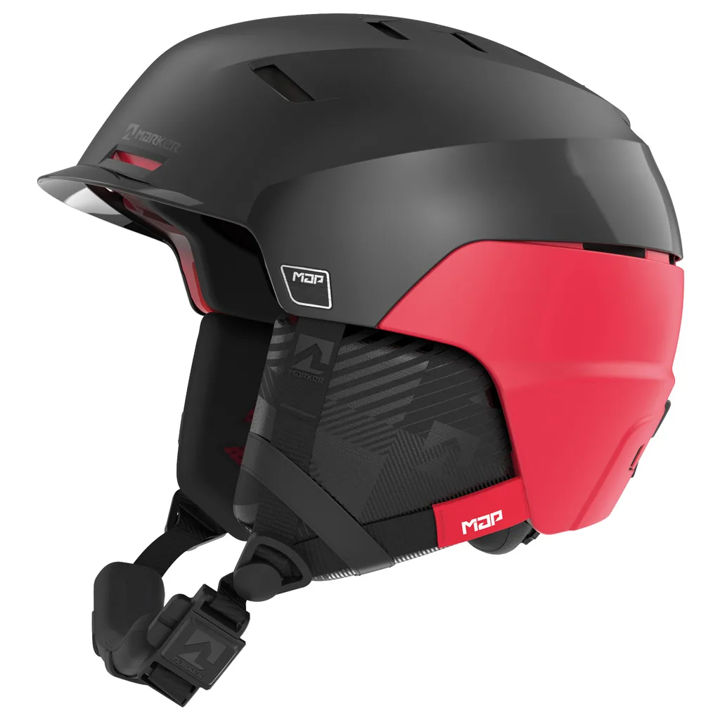 Casca schi Marker PHOENIX MAP negru rosu L