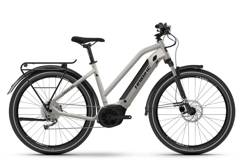 BIcicleta electrica e-bike Haibike TREKKING 3 27.5 Mid i500Wh 9G gri negru M Alivio