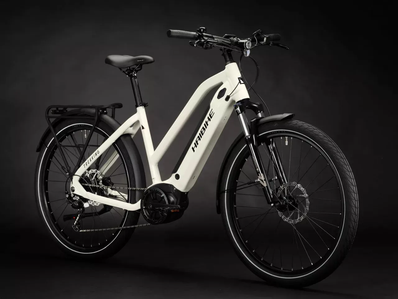 BIcicleta electrica e-bike Haibike TREKKING 3 27.5 Mid i500Wh 9G gri negru M Alivio - imagine 2