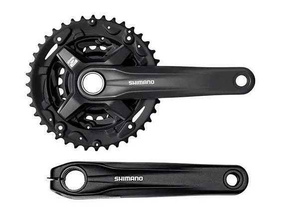 Angrenaj pedalier Shimano MT210-3 44/32/22T fara CG 175mm negru