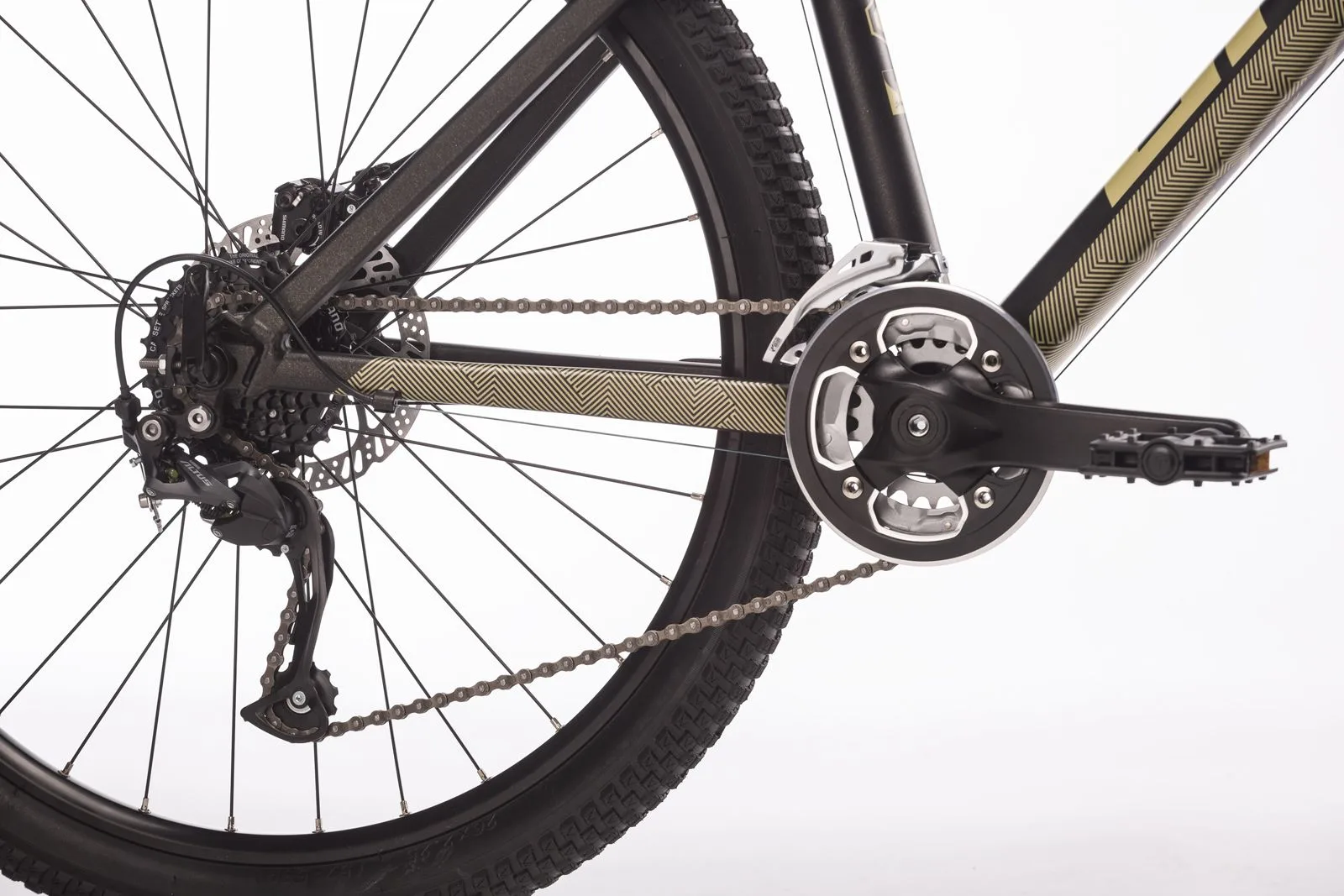 Bicicleta Drag C1 Fun 26 L negru auriu 21 - imagine 5