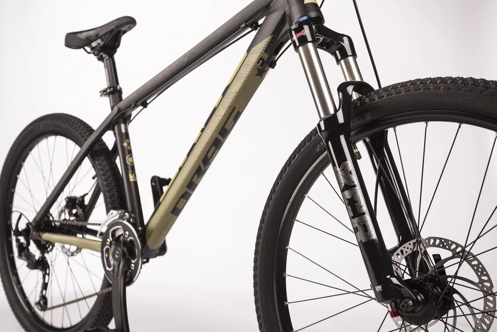 Bicicleta Drag C1 Fun 26 L negru auriu 21 - imagine 9