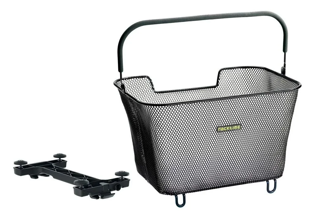Cos Racktime Baskit large 2.0 43x31x29cm negru 23L Snapit 2.0