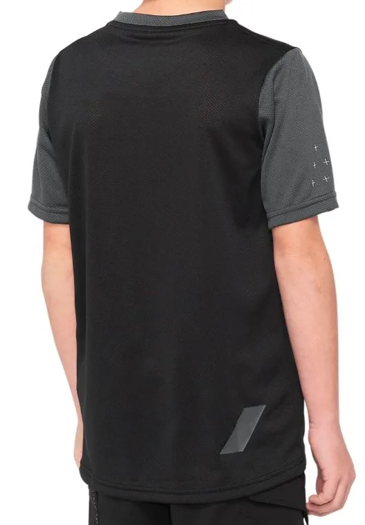 Tricou 100Percent Ridecamp Youth negru/carbune M - imagine 2