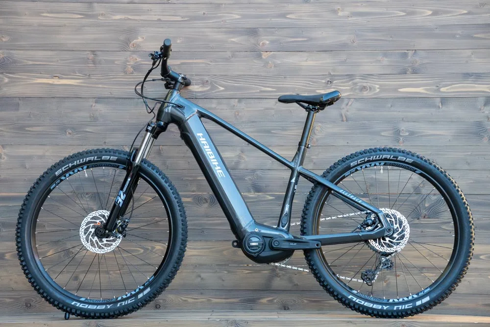 Bicicleta electrica e-bike Haibike Alltrack 5 27.5 i720Wh 10-G Deore antracit gri lucios S - imagine 3