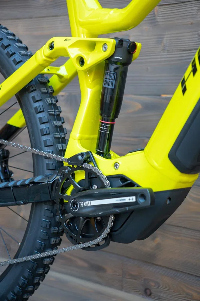 Bicicleta electrica e-bike Haibike AllMtn 3 i720Wh 10-G SX Deore lime negru lucios L - imagine 17