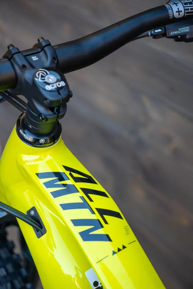 Bicicleta electrica e-bike Haibike AllMtn 3 i720Wh 10-G SX Deore lime negru lucios L - imagine 6