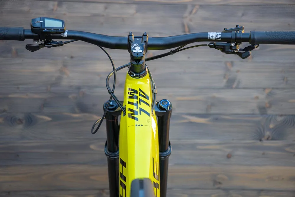 Bicicleta electrica e-bike Haibike AllMtn 3 i720Wh 10-G SX Deore lime negru lucios L - imagine 9