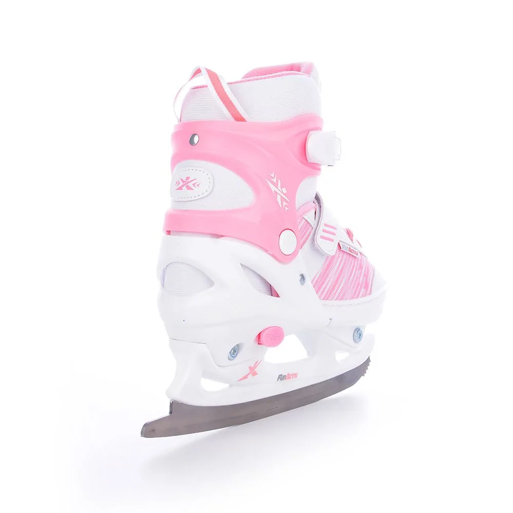 Patine Reglabile TEMPISH ORIN GIRL DUO pink alb 34-37 - imagine 7