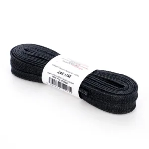 Siret pentru patine hockey 300 cm waxed black TEMPISH