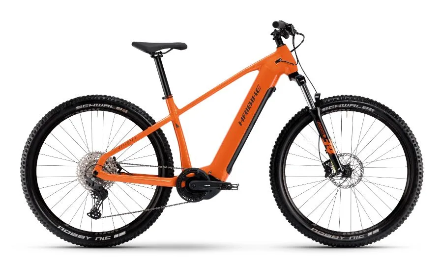 Bicicleta electrica e-bike Haibike Alltrack 6 27.5 i720Wh 11-G Cues papaya titan S