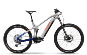 Bicicleta electrica e-bike Haibike ALLMTN 7 29/27.5 720Wh 12-G SLX Eagle gri albastru rosu L