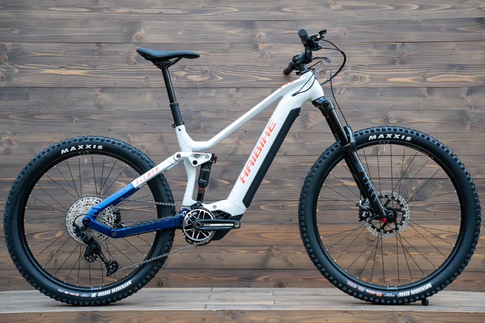 Bicicleta electrica e-bike Haibike ALLMTN 7 29/27.5 720Wh 12-G SLX Eagle gri albastru rosu L - imagine 2