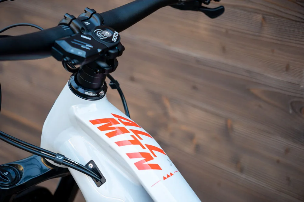 Bicicleta electrica e-bike Haibike ALLMTN 7 29/27.5 720Wh 12-G SLX Eagle gri albastru rosu L - imagine 4