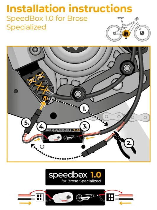 SpeedBox 1.0 pentru Brose Specialized +Connectors - imagine 4