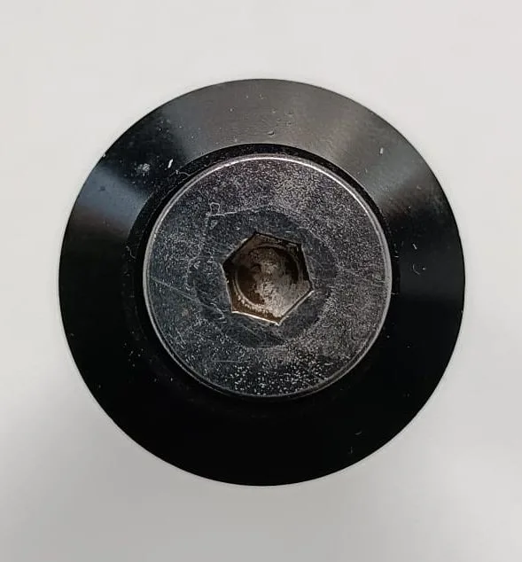 Bolt cu filet interior negru 67X15mm - imagine 2