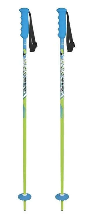 Bete schii Komperdell Rowdie JR 75 cm verde albastru