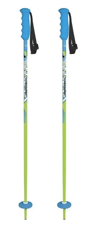 Bete schii Komperdell Rowdie JR 70 cm verde albastru