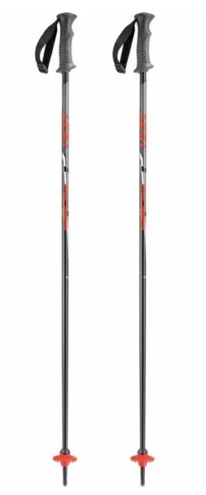 Bete schii Leki Rider 4.5T5 70 cm negru gri rosu