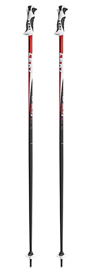 Bete schii Leki Sparks T5 5.0 110 cm rosu alb negru