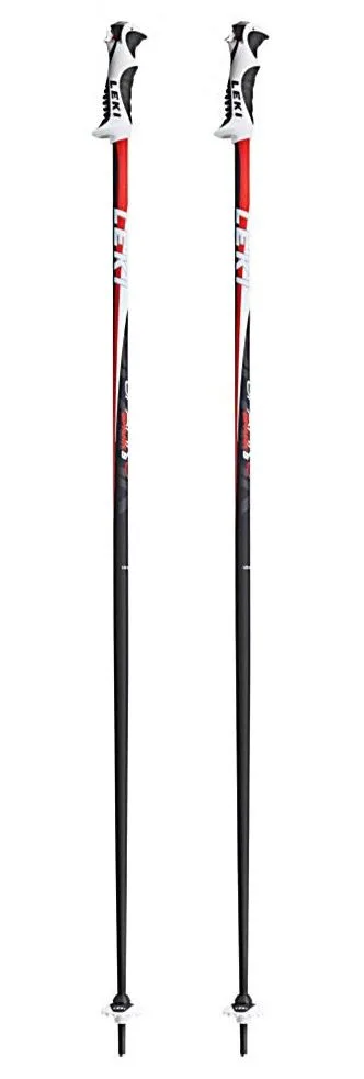 Bete schii Leki Sparks T5 5.0 110 cm rosu alb negru