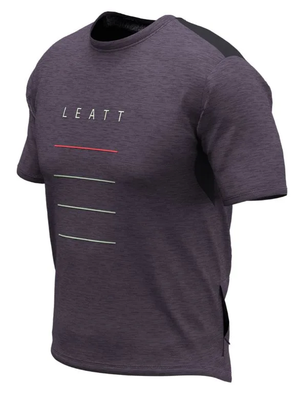 Tricou maneca scurta Leatt MTB Trail 1.0 L grape - imagine 2