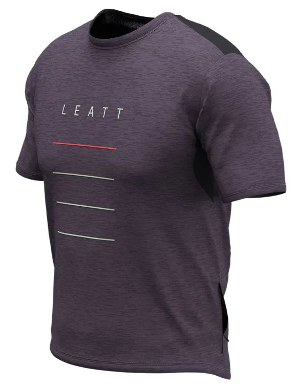 Tricou maneca scurta Leatt MTB Trail 1.0 L grape - imagine 3