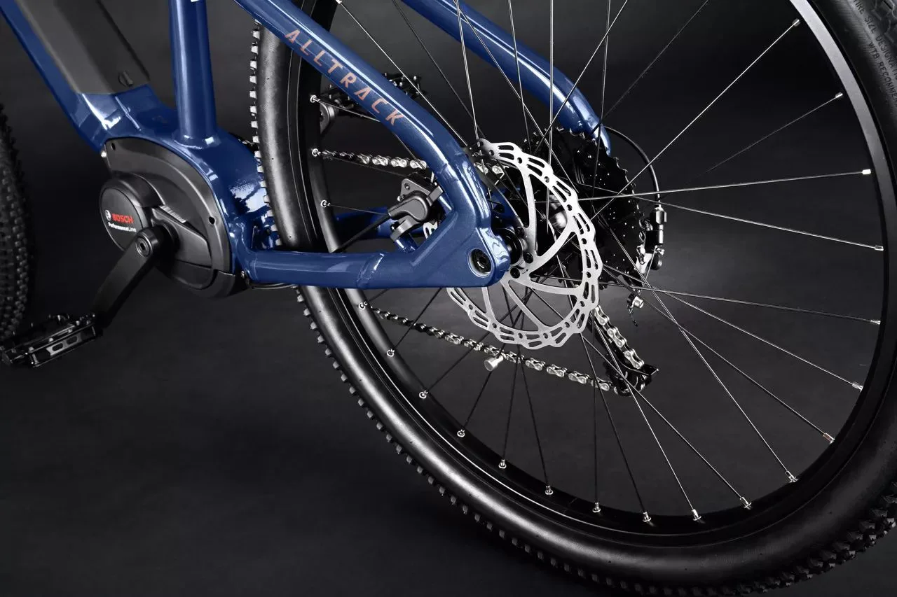 e-bike Haibike Alltrack 4 29 i500Wh 9-G Alivio 2025 L blue leather - imagine 5
