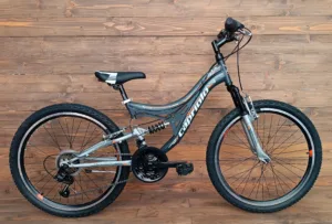 Bicicleta copii 24 Capriolo CTX Full Suspension gri portocaliu mat 14