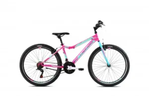 Bicicleta MTB 26 Capriolo Diavolo DX pink turcoaz 15