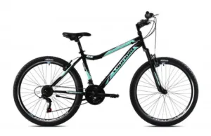 Bicicleta MTB 26 Capriolo Diavolo DX FS negru turcoaz 15