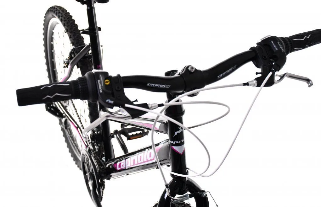 Bicicleta MTB 26 Capriolo Passion dama gri pink 19 - imagine 5
